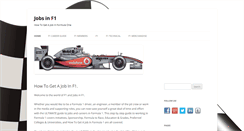 Desktop Screenshot of jobsinf1.com